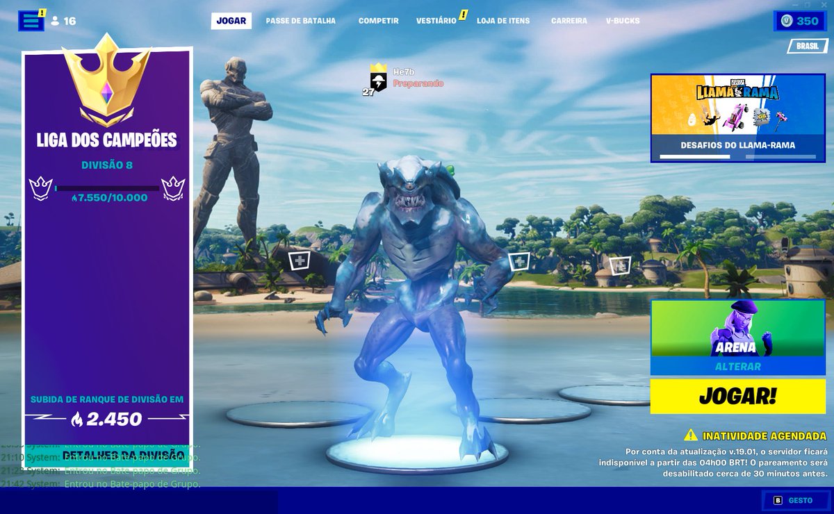 Nunca mais jogo arena 😐