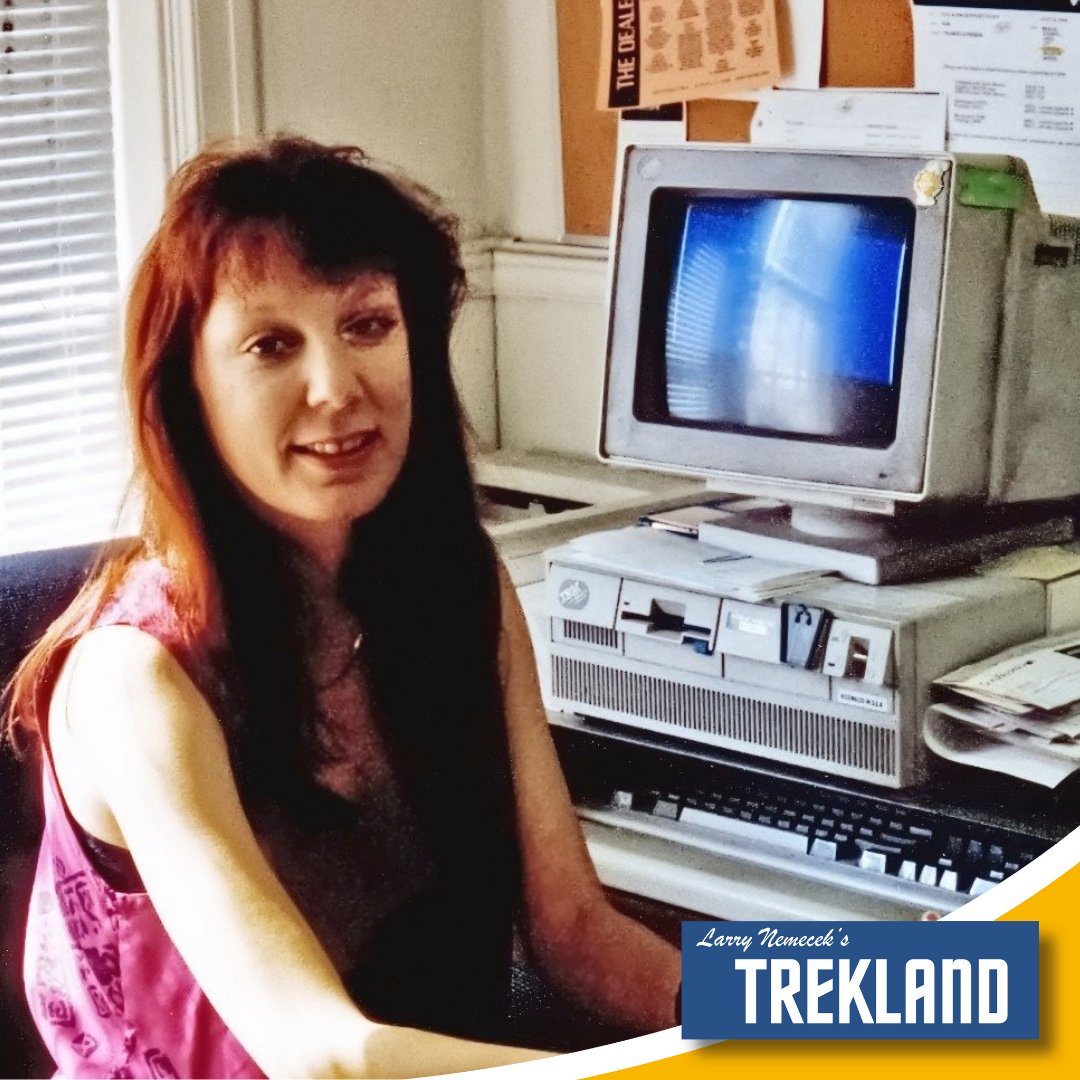 larrynemecek's tweet photo. HB to longtime Trek partner in crime @Lolita_Fatjo! Here in her Hart Bldg days as #TNG & #DS9 #scriptcoordinator, now on the @VoyagerDocumentary! I hope your day today knocks it out of the park!
#drtrek #trekland #startrek #Voyager #VGR #conlife #conventionlife #hartbuilding https://t.co/K6JrT5AKwB