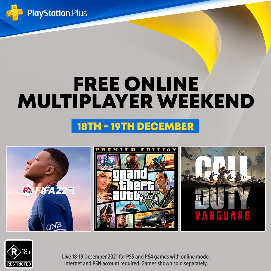 Playstation Plus FREE Online Multiplayer Weekend 