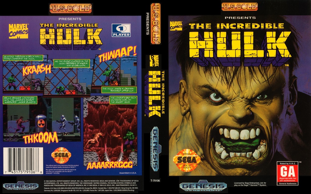 ega mega driver 16 bit  the incredible hulk   piyasaya 1994 yılında çıktı  platfom aksiyon  beat em up oyundur  old best game 🙂