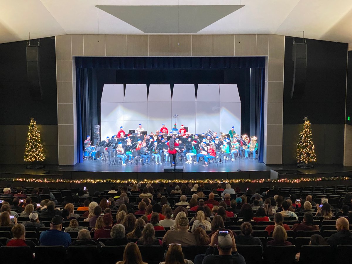 Enjoying BHS Band Christmas music! <a href="/BryanISD/">Bryan ISD</a> <a href="/LaneBuban/">Bryan High School</a>