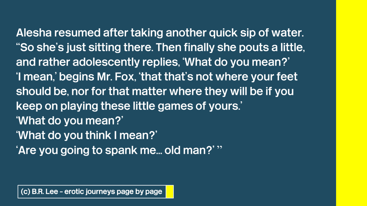 steamytraintale's tweet photo. A wee teaser from the series prologue currently being written.
Food for thought?
#silverfoxscribbler #traintemptation #britishrail #erotica #amwriting #eroticfiction https://t.co/a0P4REMI1t