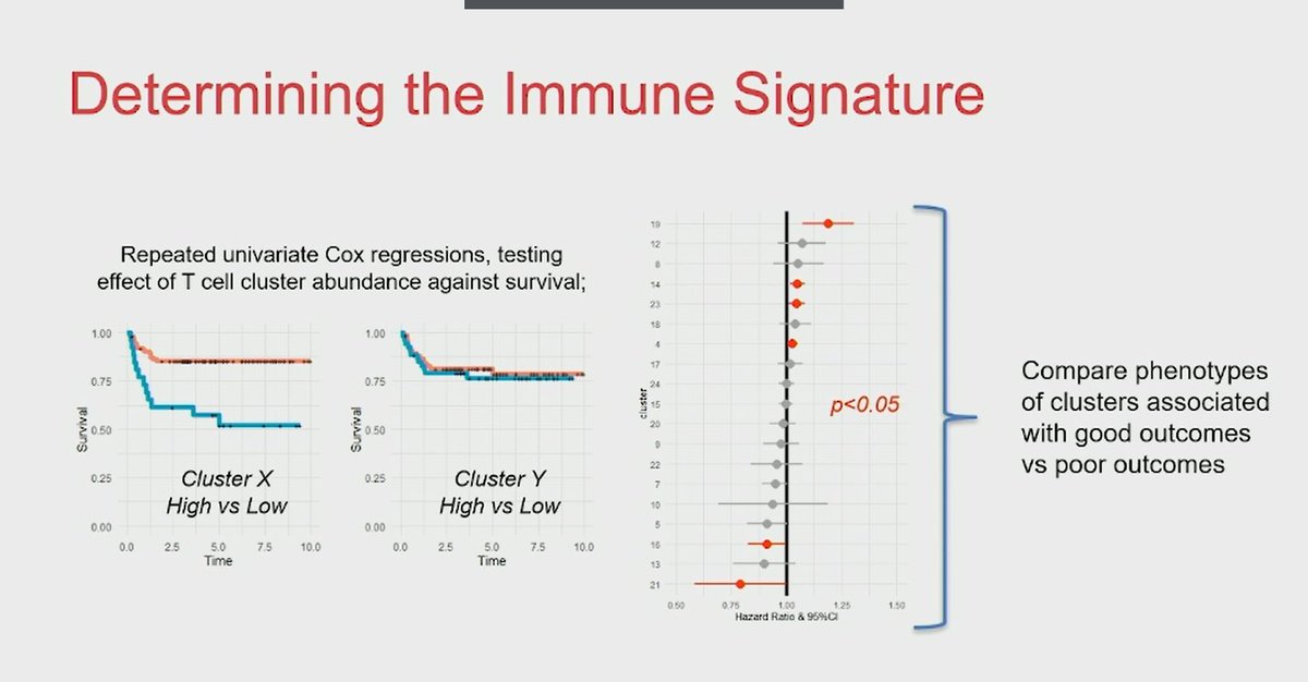 lymphomahub's tweet photo. 🔥CONGRESS #ASH21

@md_nissen, @BCCancer reported that immune profiling of diagnostic #DLBCL biopsies dramatically improve upon cell-of-origin risk stratification

➡️T-cell senescence, rather than exhaustion, is the more relevant feature in DLBCL disease biology

#lymsm #lymphoma https://t.co/TtkY21VjEg