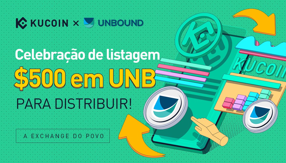 KuCoinPortugues's tweet image. 💰 Celebração de listagem do Unbound (UNB)

✅ Siga @kucoincom e @unboundfinance
✅  Retweete A POSTAGEM ABAIXO NO GLOBAL com #KuCoin_Lists_UNB e marque 3 amigos
✅ Preencha: forms.gle/ePDHzEtUppQsvV…

🎁 50 pessoas dividem o prêmio