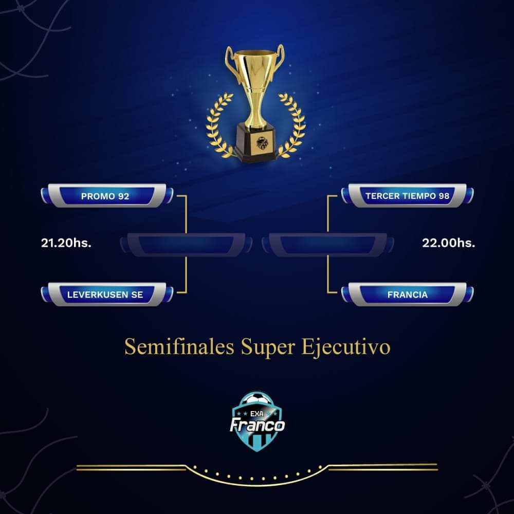 ¡Las semifinales están listas! 
Todo está listo en la antesala de la gran final.🔥🙌

📌 14/12 
🕖 20.00hs
🏟️Complejo Arrayanes

Estos son los equipos que están #CaminoALaGloria