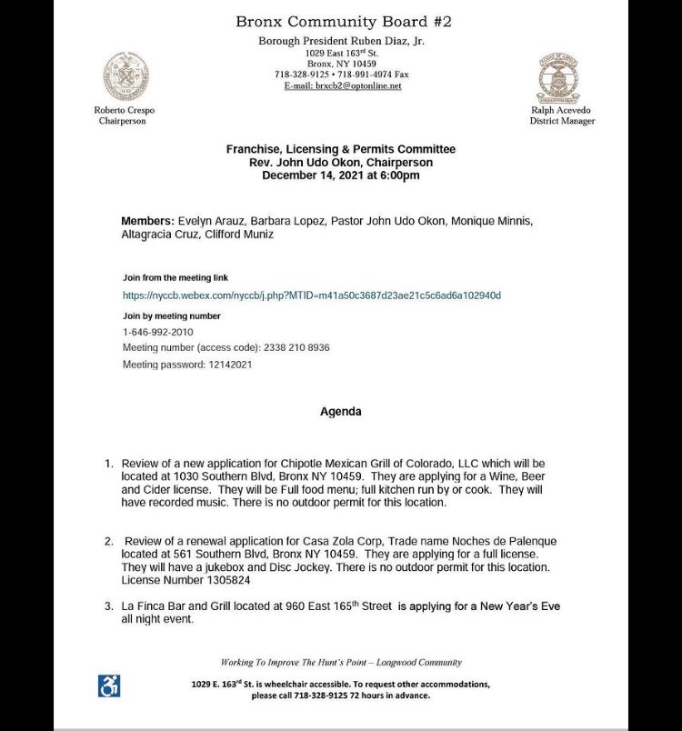 Tomorrow Dec 14th FLP MEETING