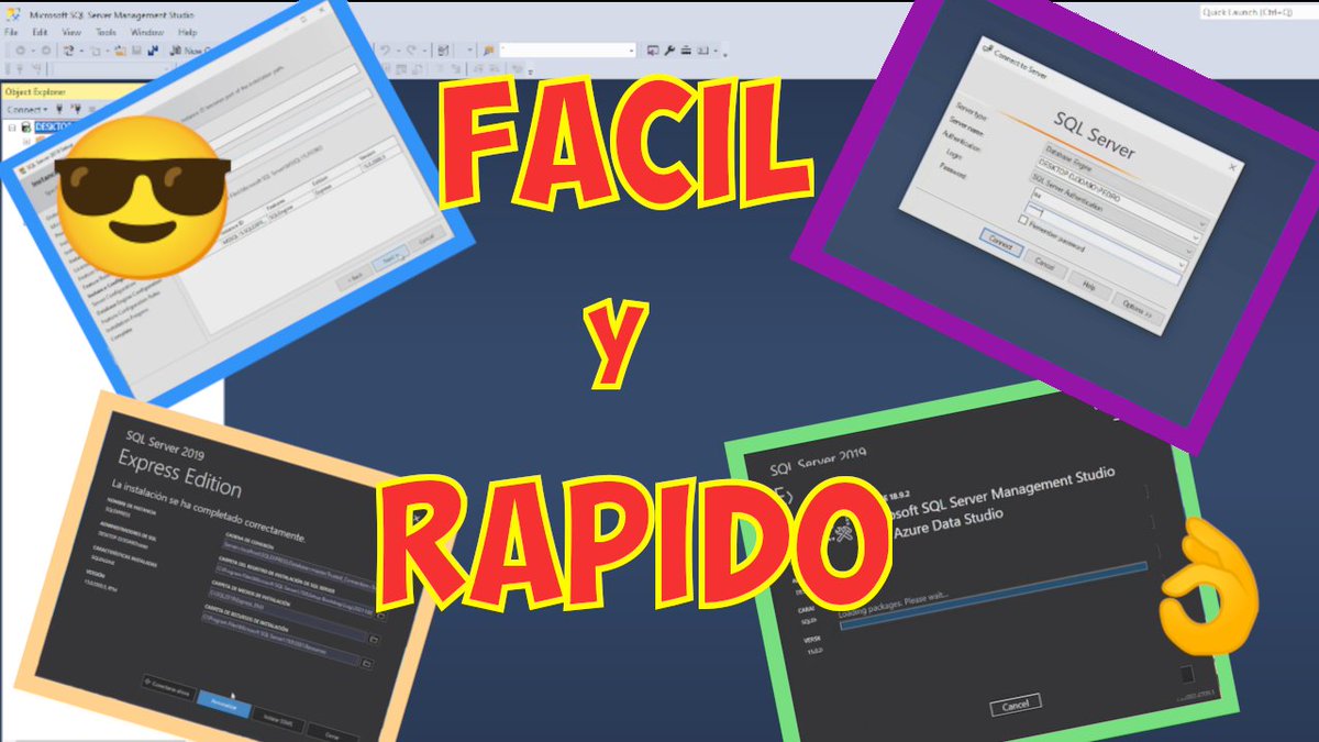 ProgramaEnCasa's tweet image. Mira mi nuevo video y aprende como instalar SQL Server
youtu.be/vKQqsdYA1JY
No olvides dar like y suscribirte para ayudarme.
Compartelo con tus amigos para que vean el video.