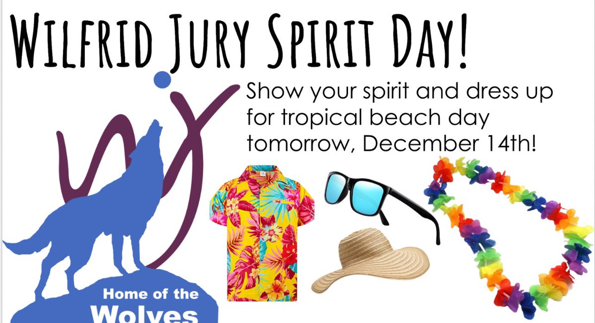bhinton_tvdsb's tweet photo. Make sure to show your spirit tomorrow and wear beach and tropical clothes @WilfridJuryPS! https://t.co/kGNIFtTj4D