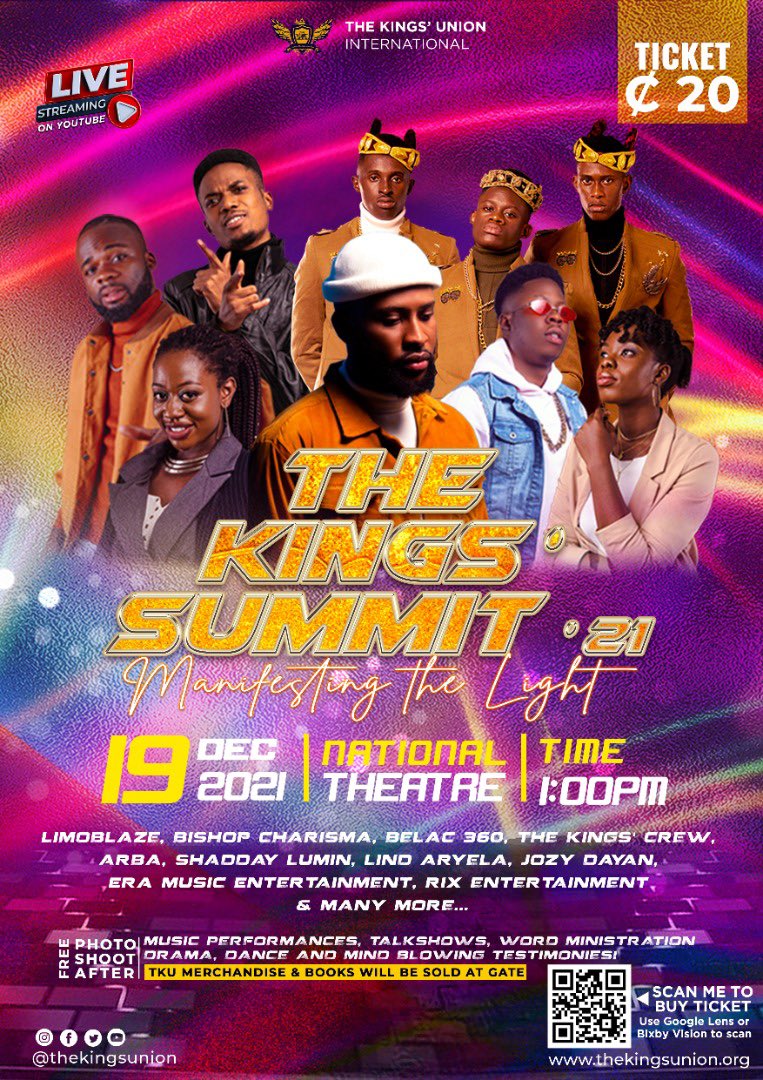 AlexisYeboah2's tweet photo. My best Sunday Service ever is happening this Sunday. See flyer for more details #TKS2021 #NationalTheatre #TheKingsSummit https://t.co/8Qg13h0K7T