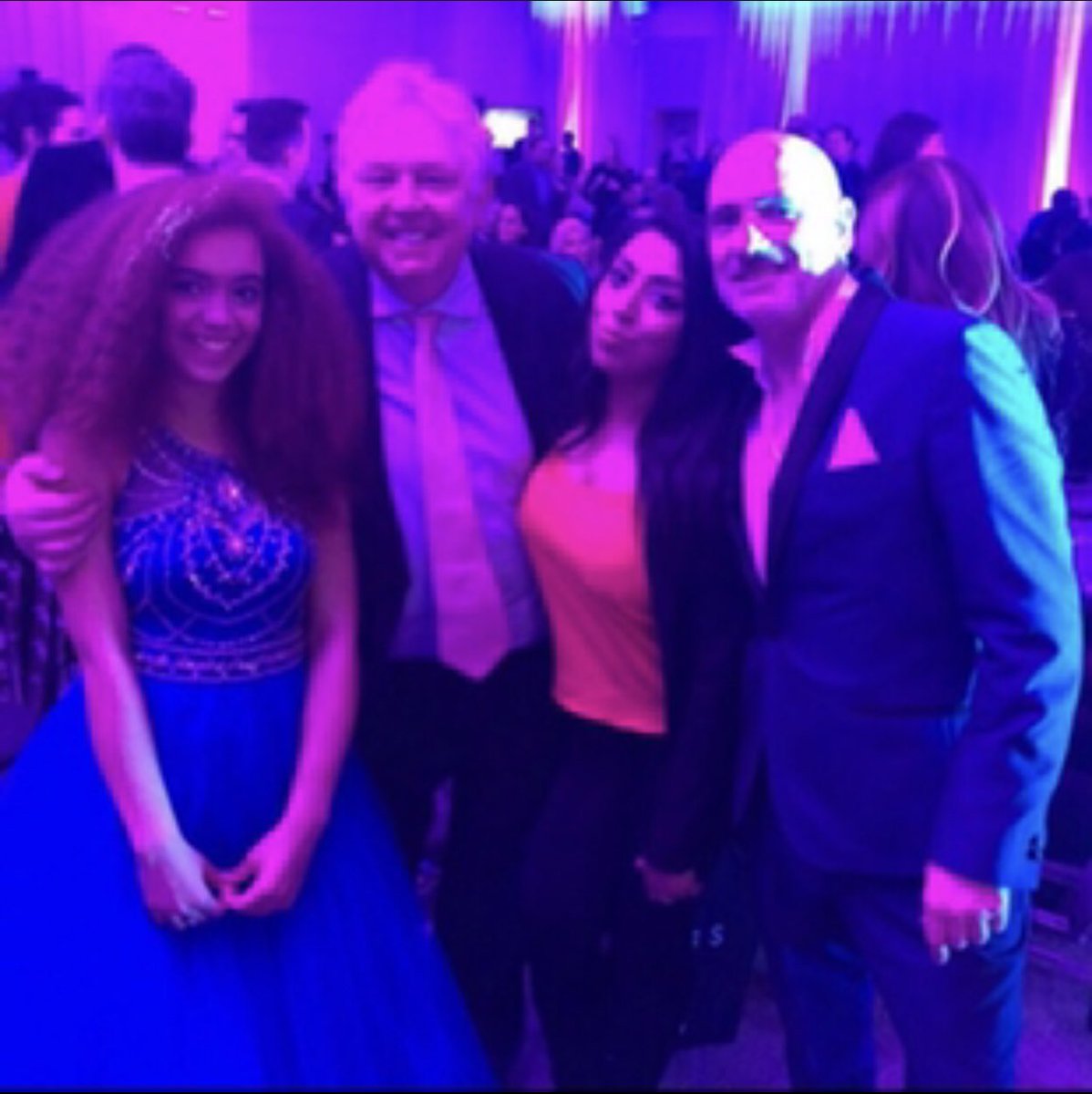 davepperlmutter's tweet photo. Happy 18th birthday to the amazing @Arabelladaho (next to @NickFerrariLBC, also hello to her proud mum @shadiadaho, also next to @NickFerrariLBC 😎 https://t.co/3BdUkwepqt