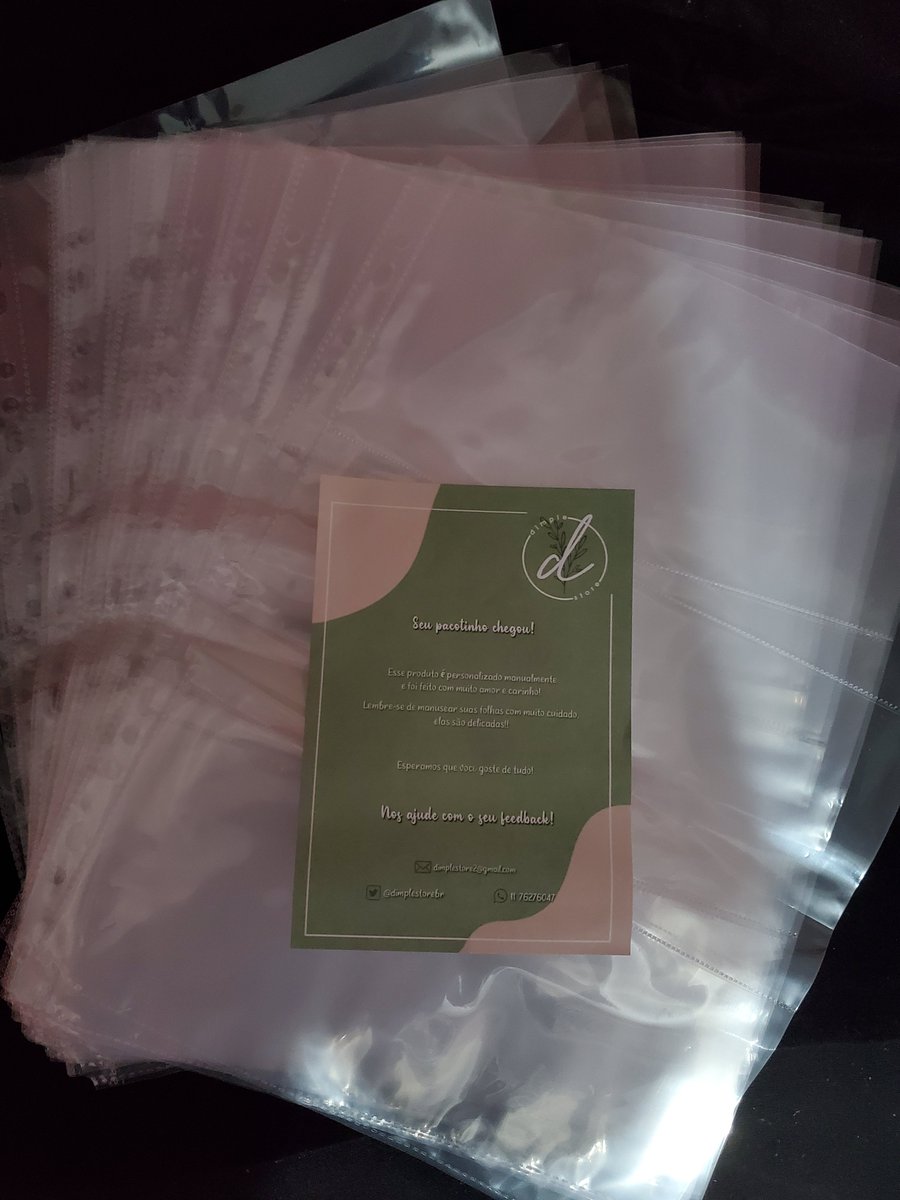 silentwenee's tweet image. Feedback positivo para @dimplestore_ que me vendeu todas essas folhas. Vieram muito bem embaladas e o envio foi super rápido. Perdão pela demora no feedback, Dimple. Só agora tive tempo de arrumar o binder. Mas amei que amei. Muito obrigada!!! 💙