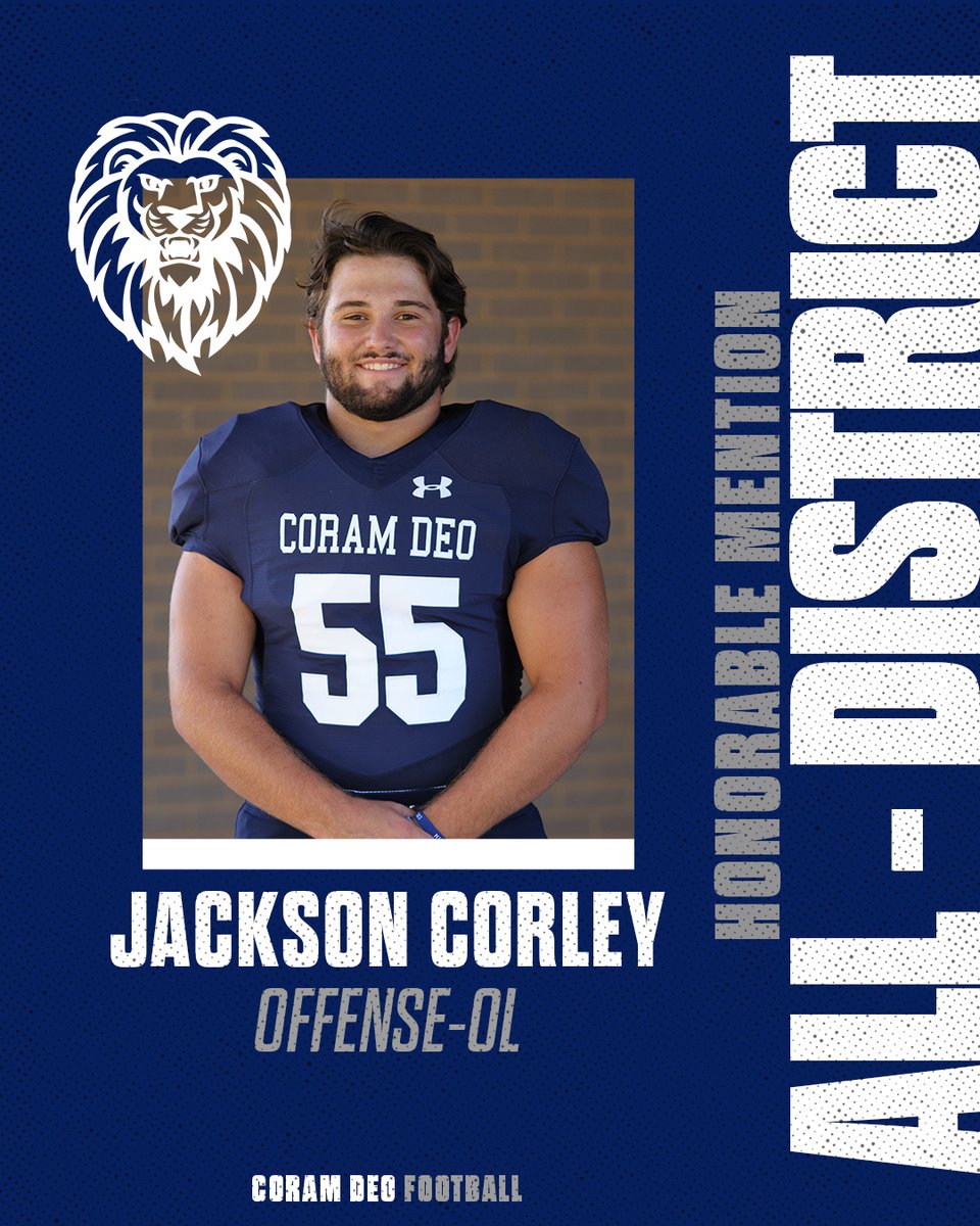 Great JOb Jackson Corley for being recognized as one of the best on both sides of the ball! <a href="/cdafootballtx/">CDAFootball</a> and <a href="/coachseanriley/">Coach Sean Riley PhD (c)</a> and his staff are so excited that you were recognized!