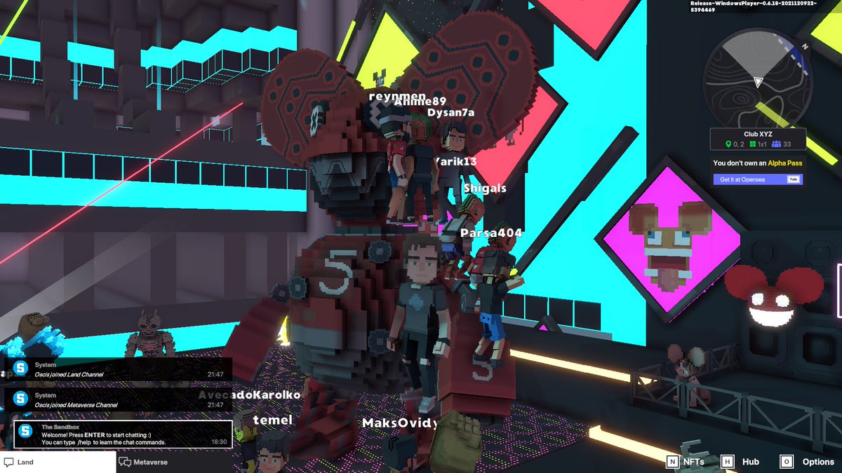 OscarOnline3's tweet photo. @TheSandboxGame @deadmau5 🎧🎧 https://t.co/ciLuOiydtP