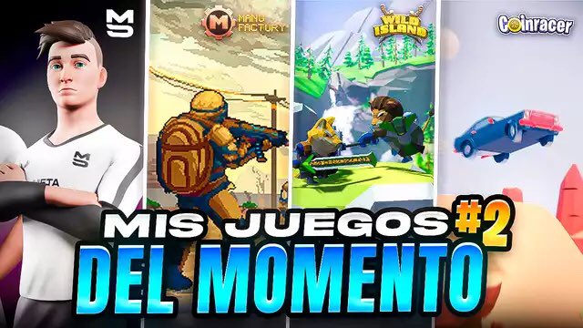 KojisanNFT's tweet photo. 🔴SEGUNDA PARTE: MIS JUEGOS DEL MOMENTO🔴

@ManuFactoryGG &amp; @MetaSoccer_EN || @wildislandgame &amp; @coin_racer 🔥 

NUEVO VIDEO EN #YOUTUBE 

⬇️⬇️⬇️⬇️⬇️⬇️⬇️⬇️
https://t.co/e11qySazi4 https://t.co/ZZoIm5vIwL