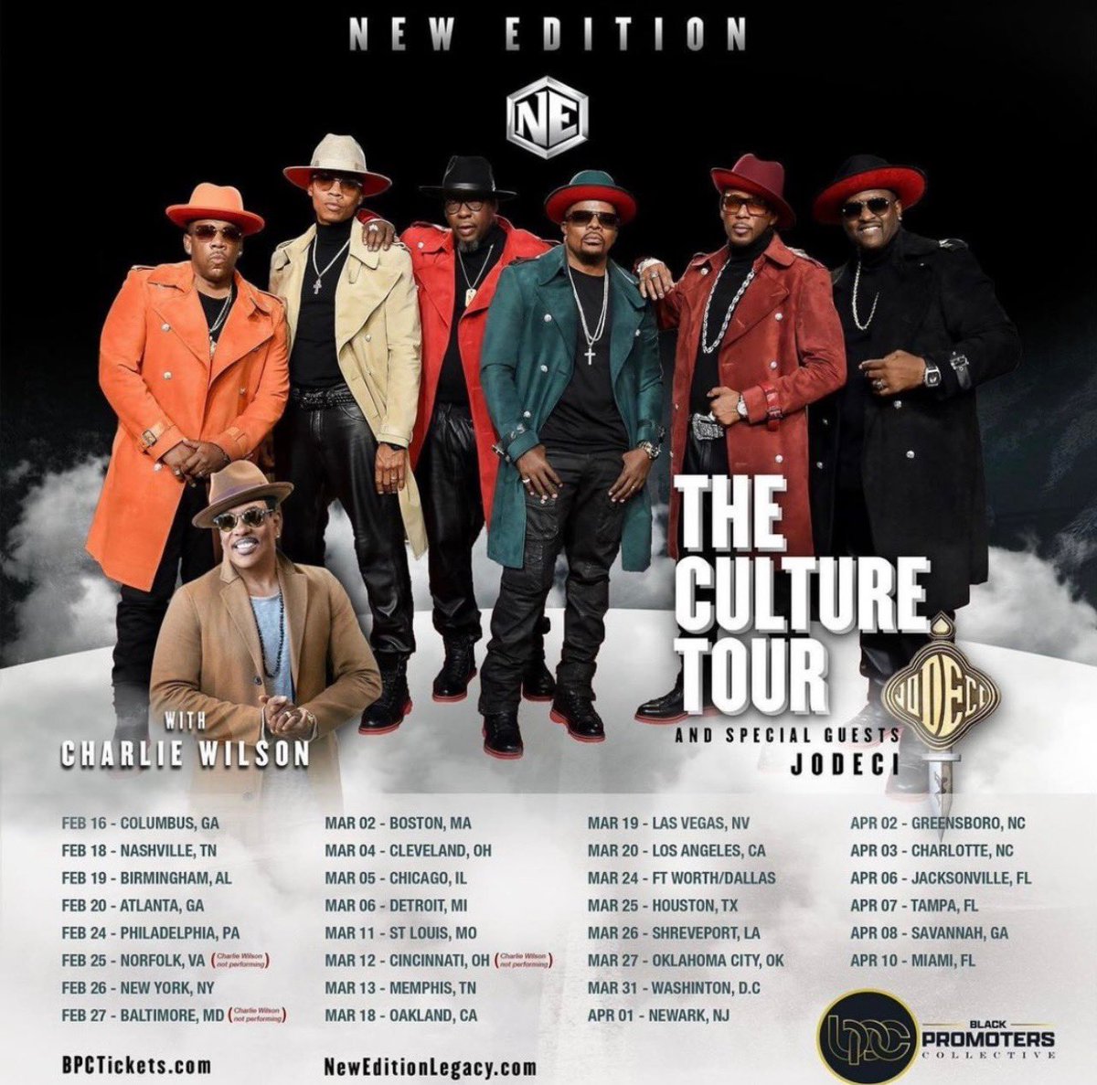 The legacy continues... New Edition are hitting the road...