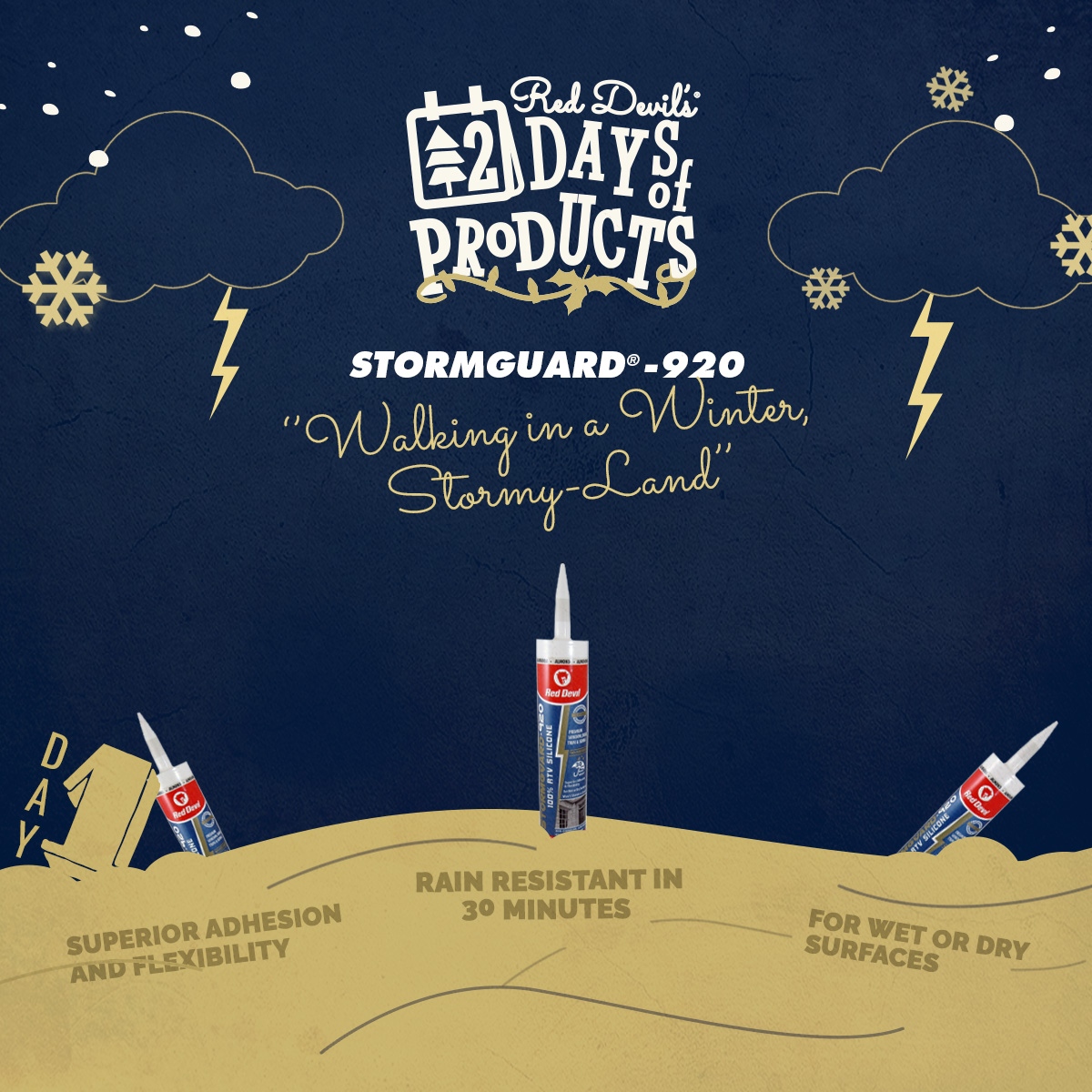 It's our favorite time of year again and we're celebrating with our 12 Days of Products. 

#RedDevil #homerepair #proproducts #buildingproducts #DIYfavorite