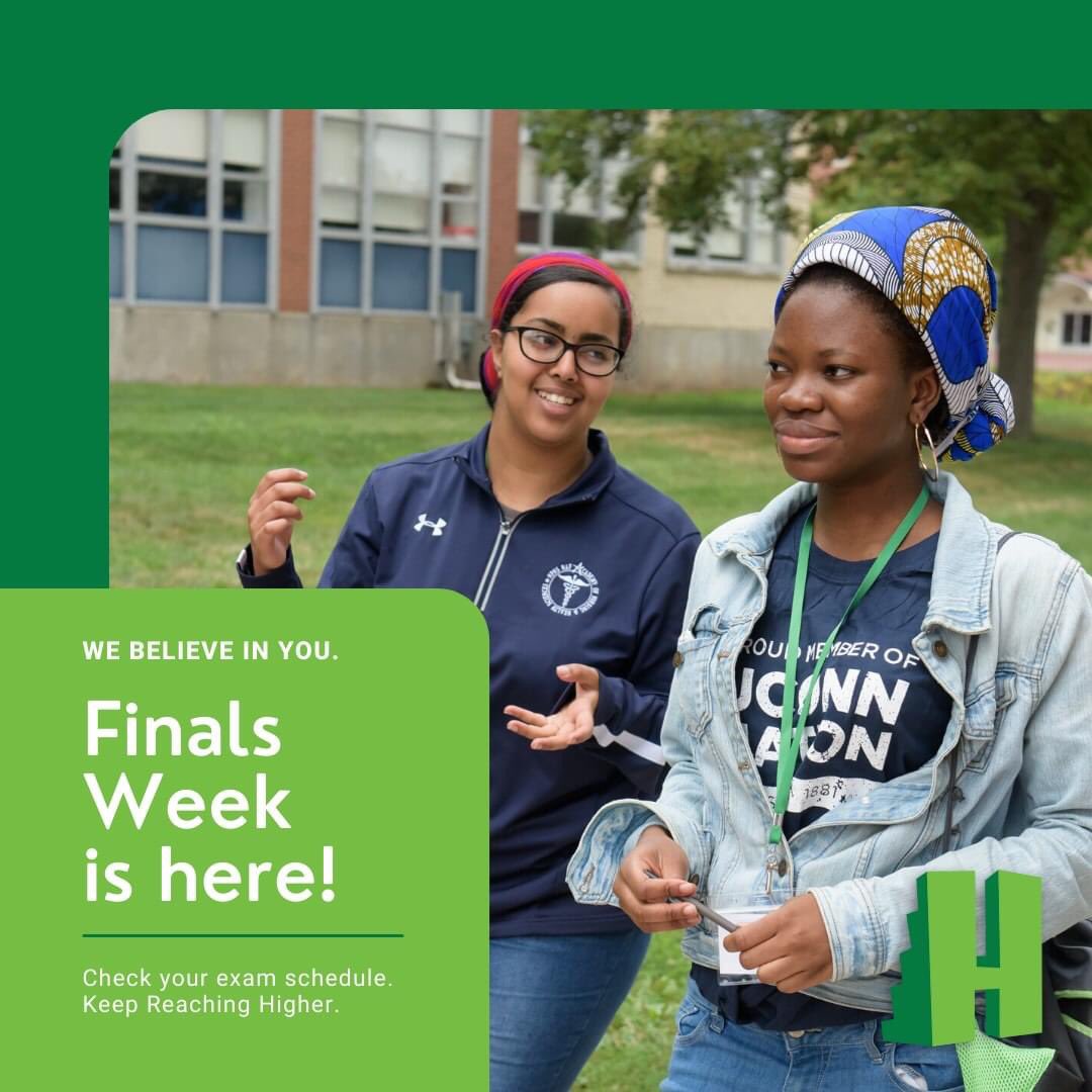HartfordPromise's tweet photo. It's finals week and we believe in you! Check your exam schedule to make sure you're ready to rock. Study well and keep reaching higher, #PromiseScholars! The end of the semester is in sight. You're stronger than you know... #EducationMatters #HartfordPromise https://t.co/RIcnEoajTF