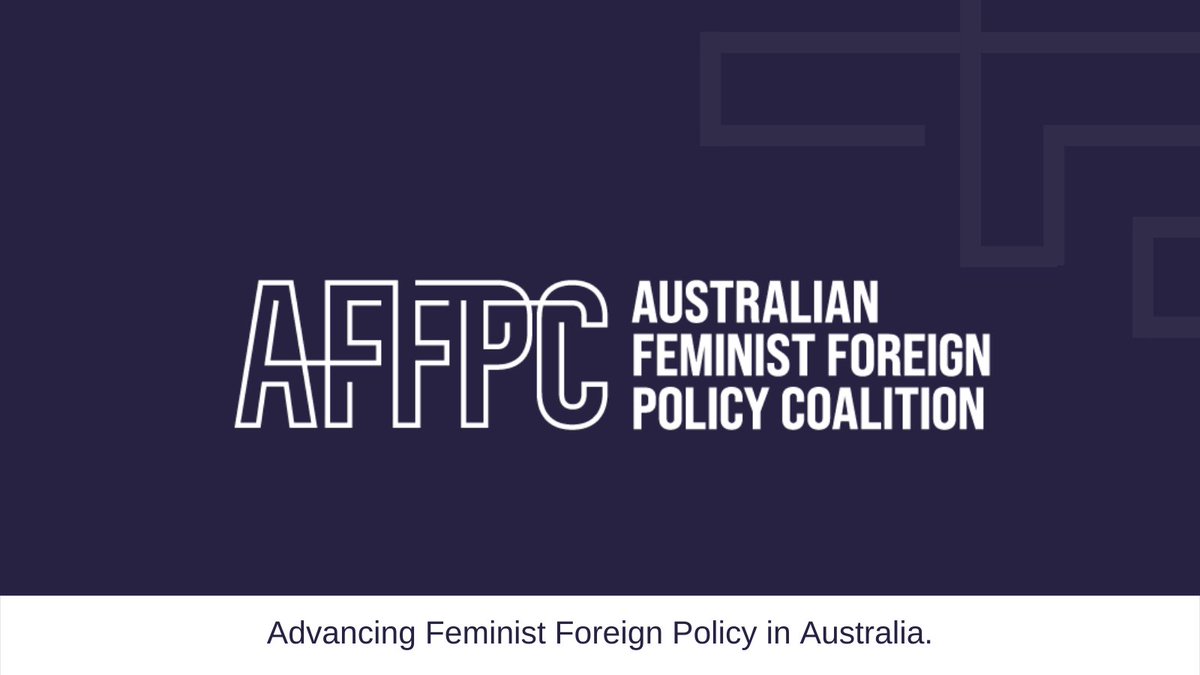 We're proud to be a member of the Australian Feminist Foreign Policy Coalition launched today by @IWDA to advance #FeministForeignPolicy in Australia. Learn more and join us: bit.ly/IWDA-AFFPC #AusFFP #AFFPC #FFP #AusPol