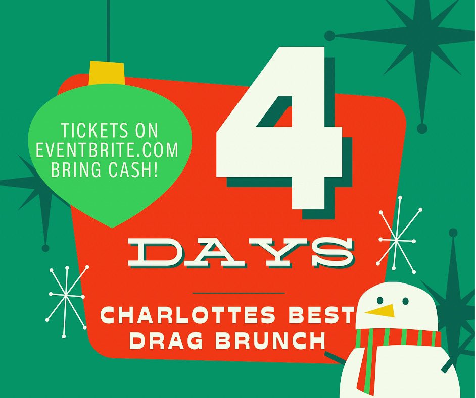 _CLTBeerGarden's tweet photo. ONLY 4 DAYS LEFT UNTIL SOUTH ENDS BEST DRAG BRUNCH! Tickets are limited so don’t hesitate ! Your mimosa is waiting for you 🥂 https://t.co/qDy3cl0AVC