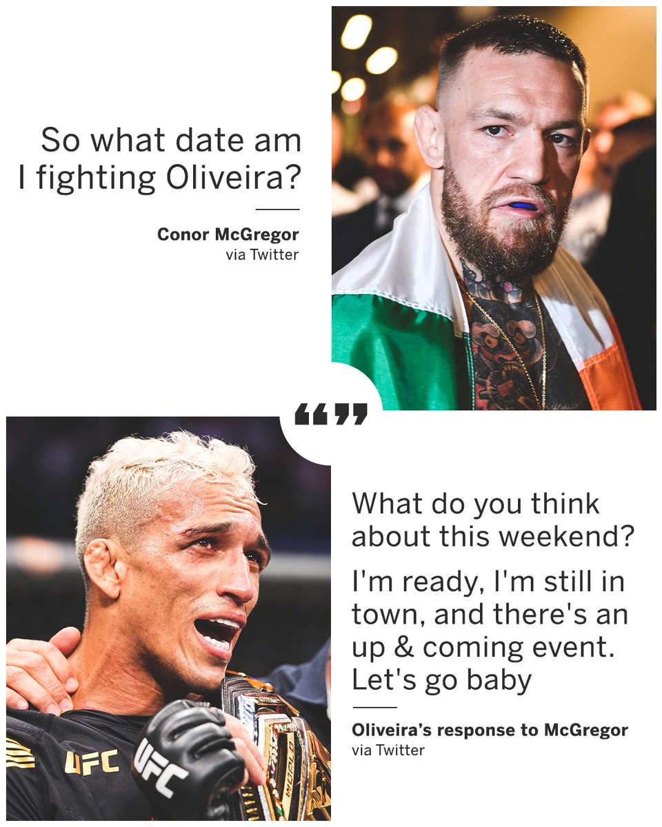 espnmma's tweet photo. The lightweight champ stays ready 😳

(via @CharlesDoBronxs @TheNotoriousMMA) https://t.co/mGbA7Uve1F