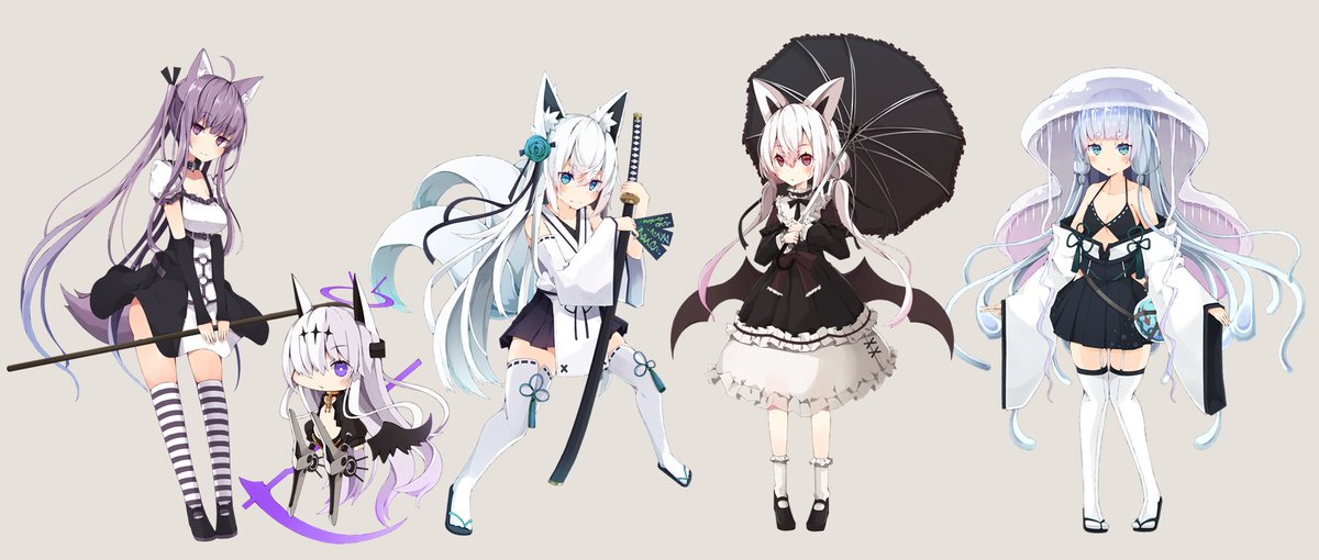 スーパーセール 手描きイラスト 074 うちの子と傘 オリジナル アート 写真 Nicholaskralev Com