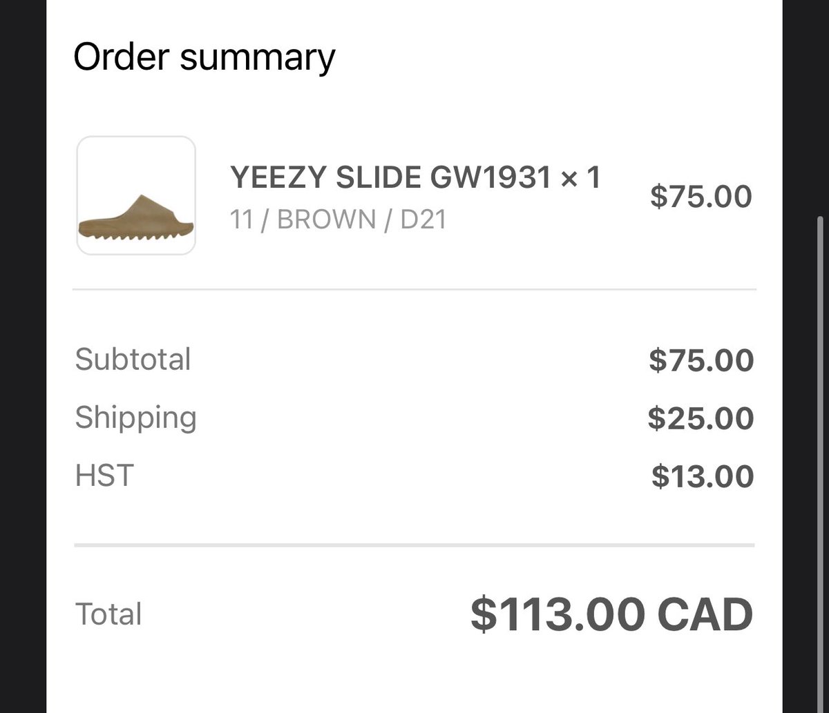 sneaker_web's tweet photo. 4 hits on the Yeezy Slides Ochre this morning. Shoutout @balkobot and @TheNorthCop 🔥🔥🔥🔥 https://t.co/mdl7I4DErn