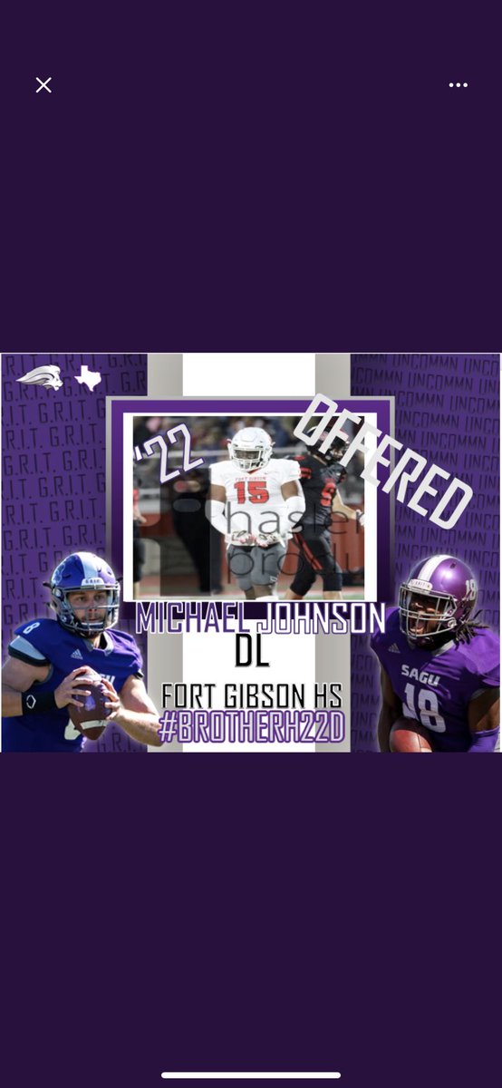 Mdjj_15's tweet photo. Beyond blessed to receive my second offer from SAGU! @coach_paramore @SAGU_Football https://t.co/6sUEXejEvo