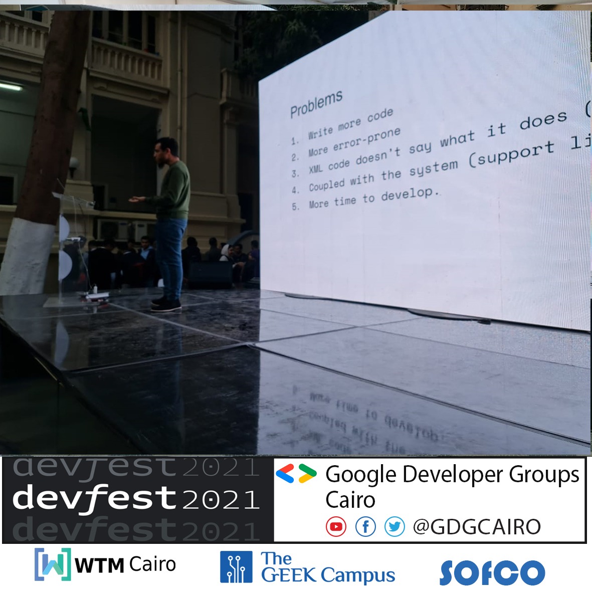 GDGCairo's tweet photo. Google developers group's devfest Cairo
Want to say Thank you to
👉Ahmed Nabil who Taken stage by storm on and told us about Build UI for multiplatforms with compose🔥
Thanks Ahmed for This great session, your efforts and being our guest. ❤️🔥
#DevFest2021
#devfestcairo2021 https://t.co/qGLbmDv76B