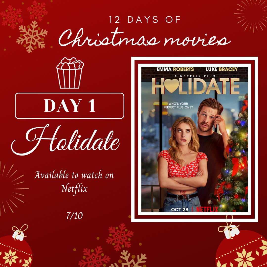 🎄12 Days of Christmas Movies🎅
A bit of festive fun- counting down the days until Christmas with a movie to watch a day. Give yourself a break😉

#christmas #unilife #students #12daysofchristmas #moviecountdown #christmasmovies #xmas #12daysofchristmasmovies