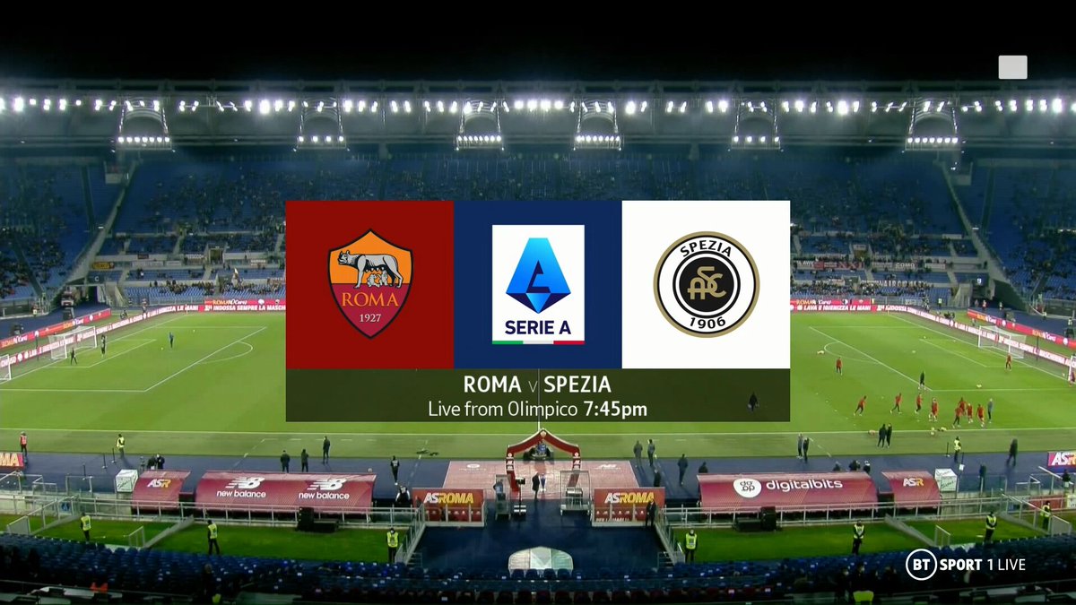 Full match: Roma vs Spezia