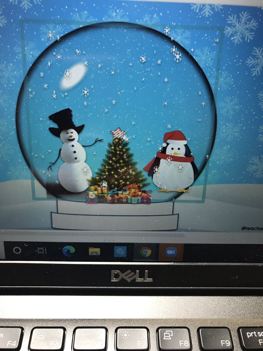 Creating virtual snow globes in community time this morning! The adventure writing that followed was amazing!! #virtualfifthgrade <a href="/HumbleISD_DWE/">Deerwood Elementary</a>