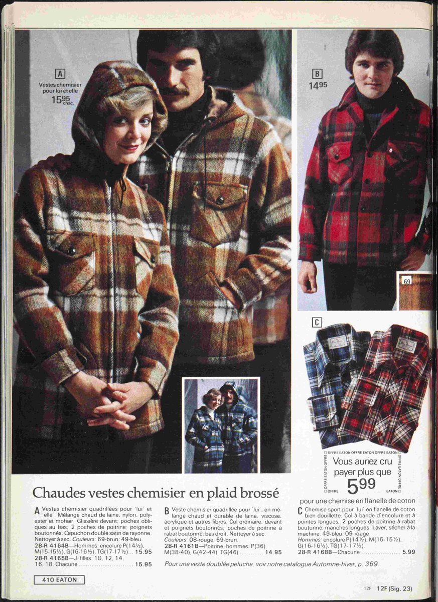 LibraryArchives's tweet photo. Dear #GenZ, got a #shacket on your wish list this year? We feel obliged to inform you that your grandma and grandpa rocked this trend first, circa 1975. The proof is in the #MailOrderCatalogues, bestie!

📷: https://t.co/EWwlYcnxCH https://t.co/XjWfOCKLNb