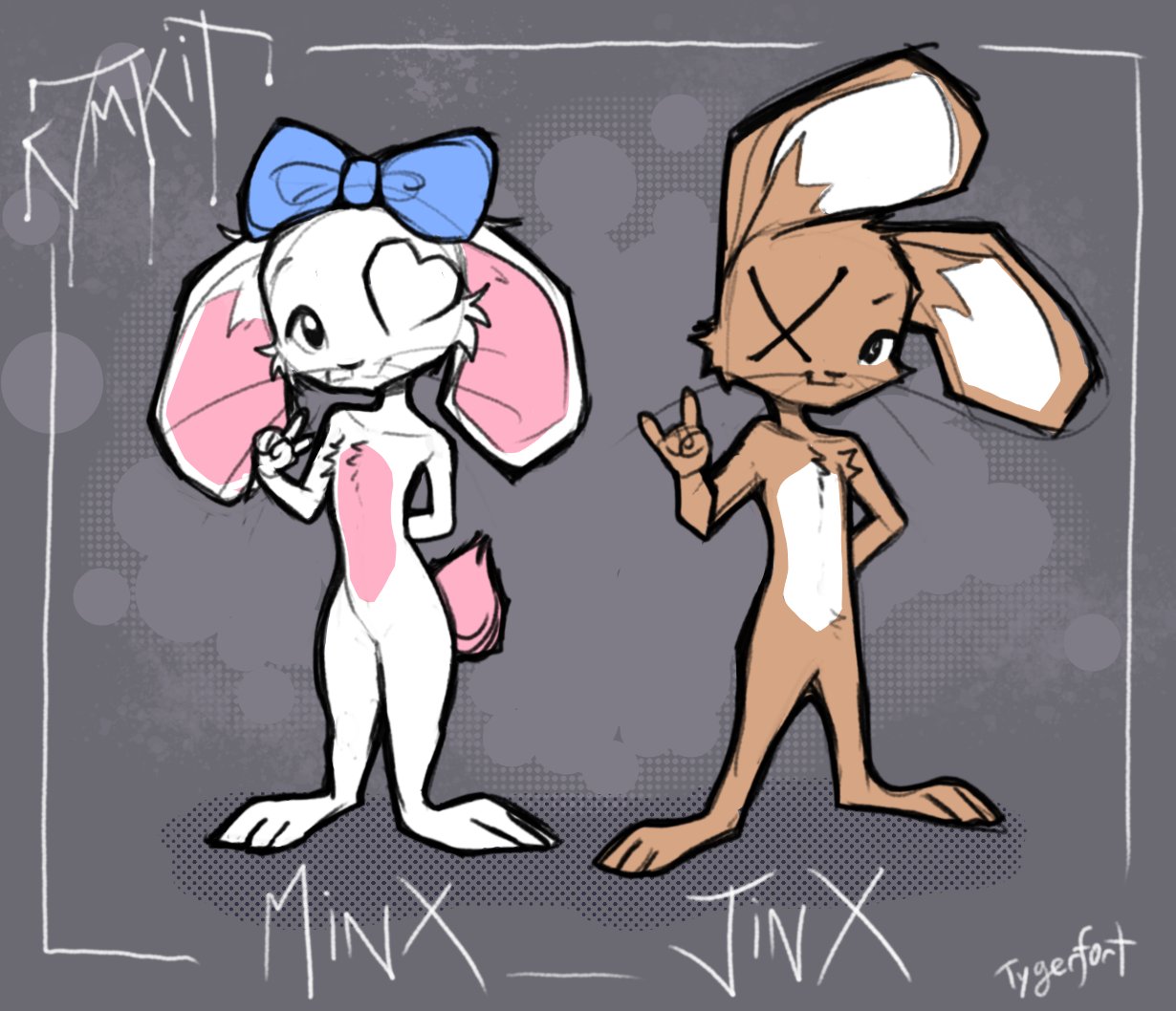Tygerfort on X: "Jinx and Minx from the jmkit flash games #jmkit  #jmkitfanart #fanart https://t.co/BQQdTtbGND" / X
