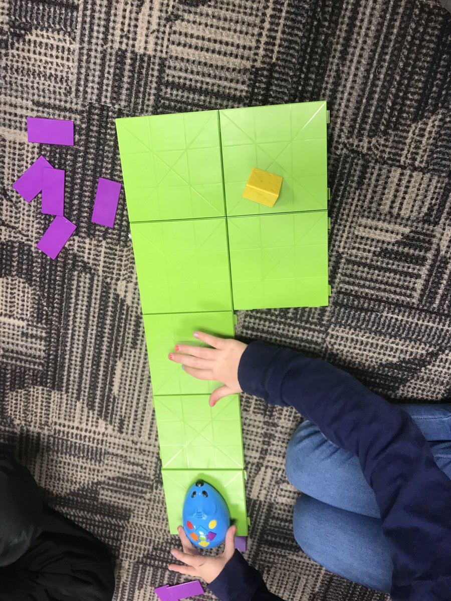 GettingSTEMDunn's tweet photo. So many ways to practice coding skills! Algorithms, Programs, Loops, and Bugs, Oh, my! #HourOfCode #Code-a-Pillar #CodeNGoMouse #Decembervibes https://t.co/8w4oTwWubk