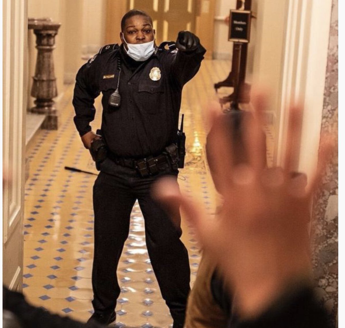 This right here is my person of the year. May blessings rain down on you and your fellow Capitol Police Officers.