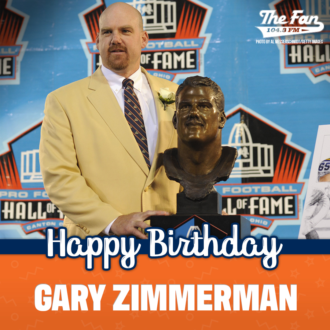 Wishing a very happy birthday to lineman and Ring of Famer Gary Zimmerman | 