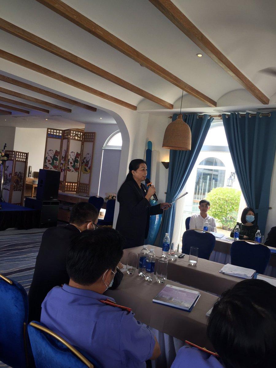 MUnodc's tweet photo. Rolling-out #Handbook for #Judges guiding adjudication of cases related to #gender-based  #violence against #women &amp; girls developed by #UNODC &amp; Supreme People's Court of #Vietnam in Danang, Central 🇻🇳 on 13 Dec. 🙏🇯🇵 for support. #SDG5 #SDG16 #16DaysOfActivism @JapanMissionVie https://t.co/VOwvhMycaJ