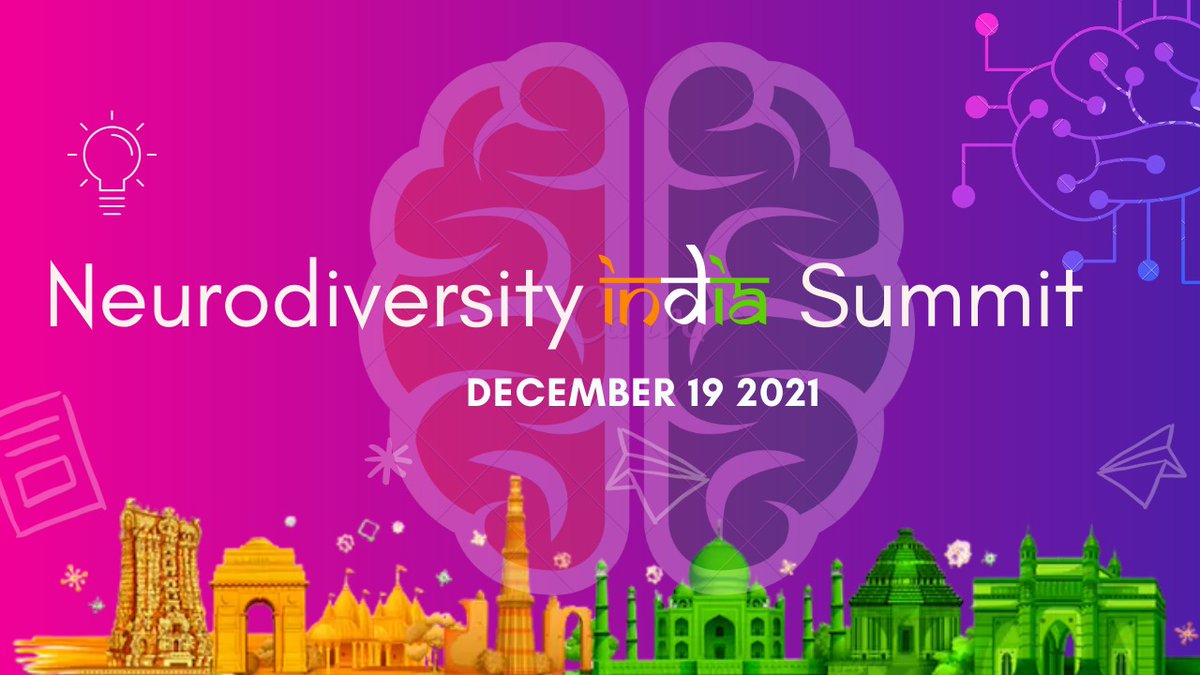 URengaraju's tweet photo. Join us for Neurodiversity India Summit 2021 (Second Edition ) . The summit has great line up of speakers . Do register at https://t.co/zeJh2jvXEb https://t.co/luqcAy5TGJ