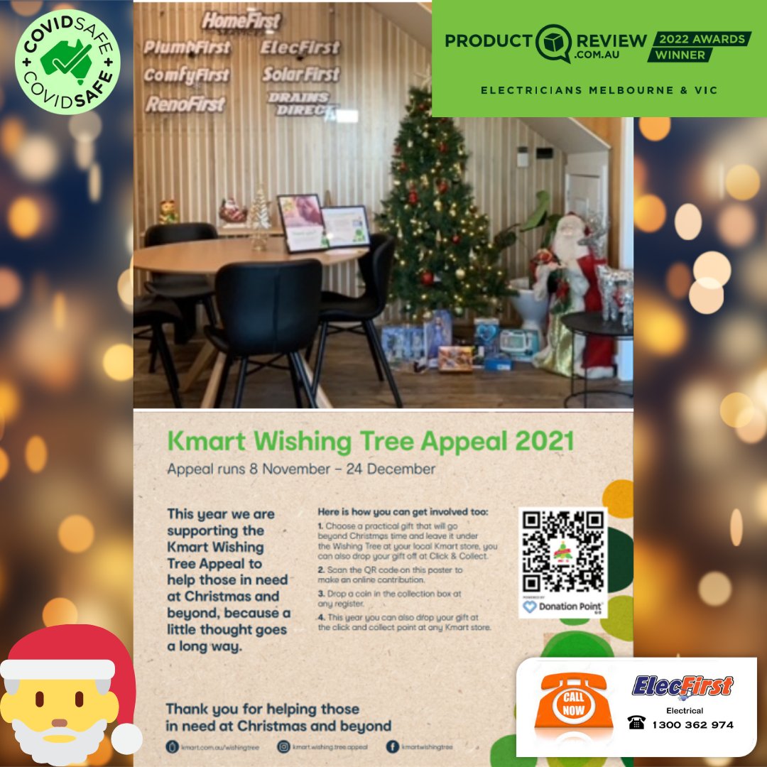 ElecfirstL's tweet photo. This year, instead of Kris Kringle, we're donating to the KMart Wishing Tree appeal! If you'd like to contribute you can scan the QR code in the photo attached - or visit https://t.co/fa1E2R3W0s
@ElecfirstL  @KmartCares https://t.co/Ukgo4150I4