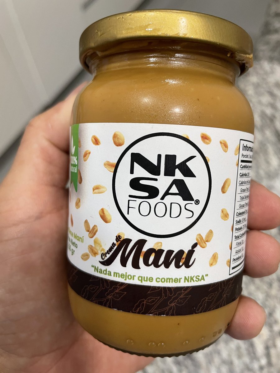 nunoacosta's tweet photo. Mantequilla de maní artesanal, Emprendimiento guayaco. Delicioso. https://t.co/haClgzx3im