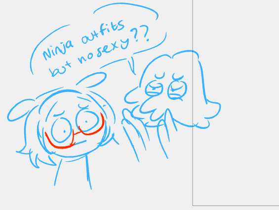 margin doodle + revisions
they get goofy 😭 