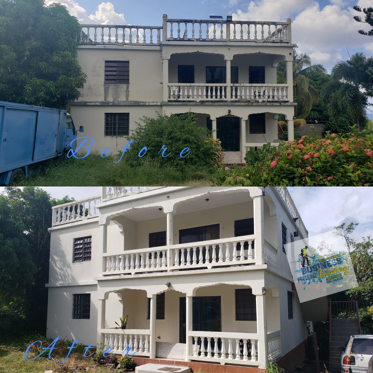 HobsonShaquille's tweet photo. Rough Sunday but successful
#SmallBusiness
#Notpainted
#Pressurewashing. https://t.co/lckpOHNRrw