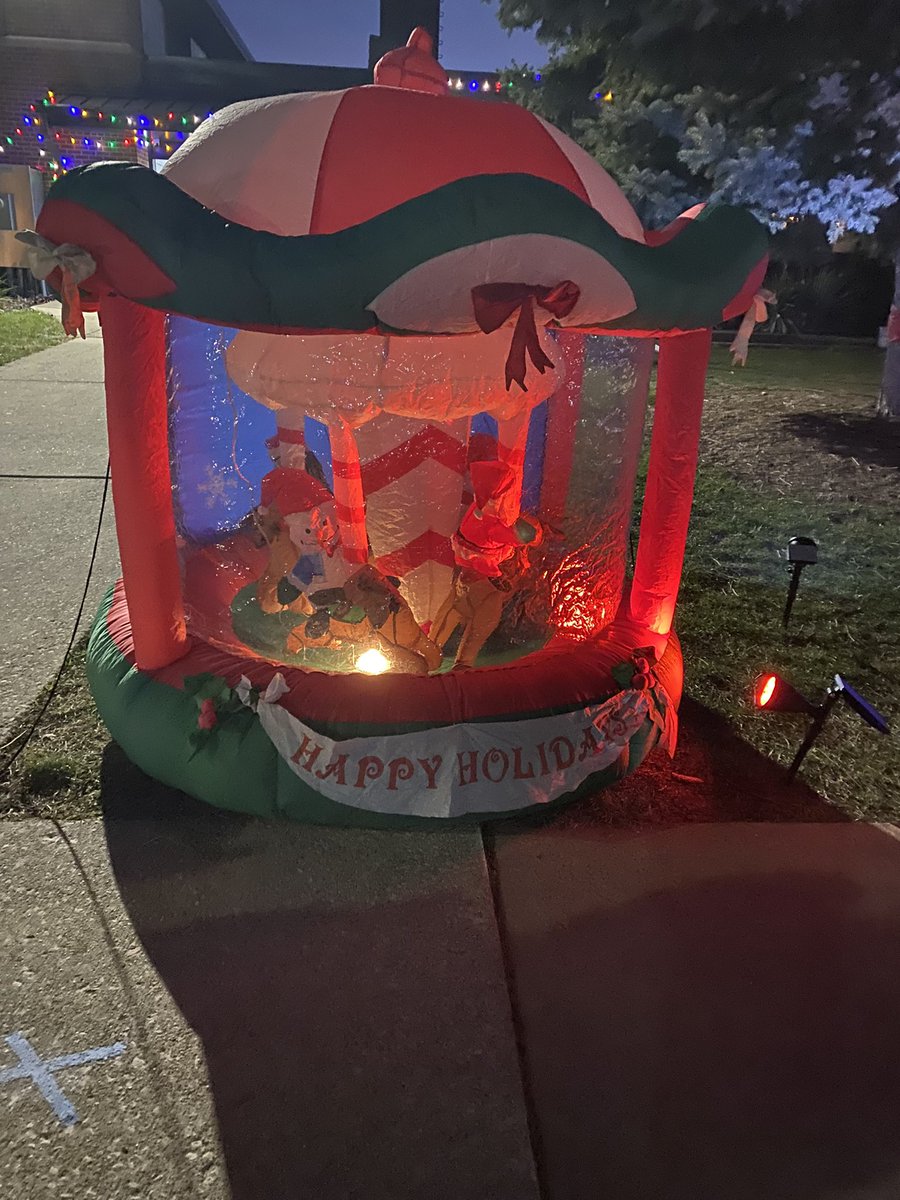 Celebrating the holidays with the Disney crew at Rosa B Maddock School