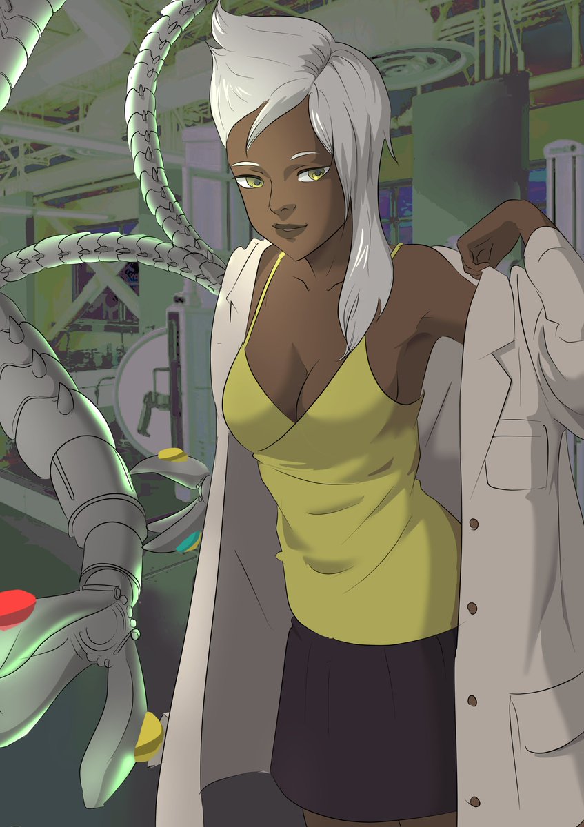 //So I *completely* forgot to actually update this on Twitter but I got another commission about a month ago from <a href="/bbinfayruz/">Ria ^-^</a> this time of Dr. Elizabeth Yarrow.

Things have been pretty crazy on my end, but I still wanted to let people see the cool work they did!