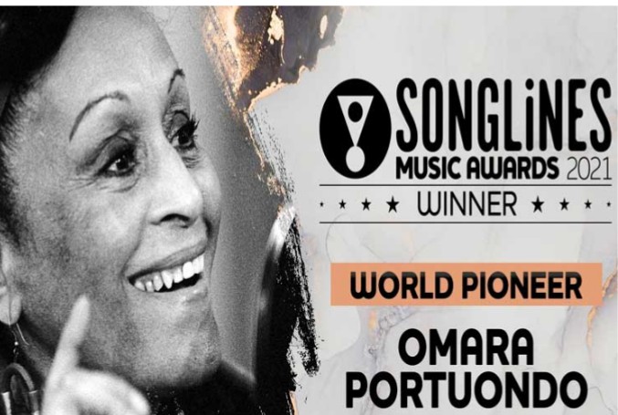 La legendaria cantante cubana Omara Portuondo añade hoy otro éxito a su amplia trayectoria musical con el premio World Pioneer 2021, otorgado por la prestigiosa revista británica Songlines #CubaEsCultura #DefendiendoCuba @Joven_Comunista @BencomoRusia @LizyAcosta4 @PaolaSCruz1990