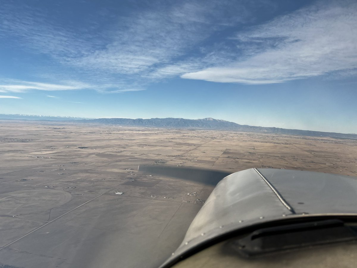 firemarcial's tweet photo. First flight as a Private Pilot!! #pilotlife #piper #ColoradoSprings https://t.co/OrGUPQRiU4