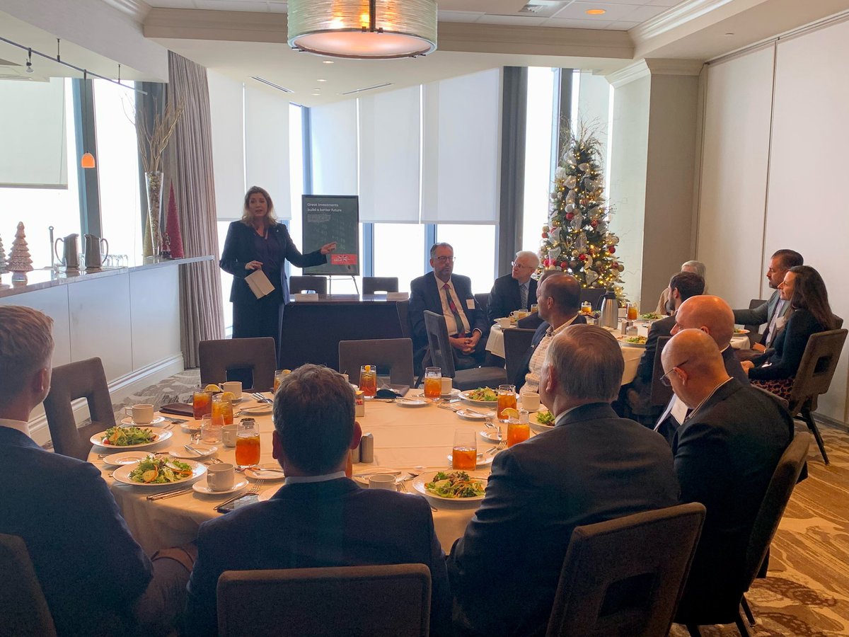 The ATPC was pleased to participate in a luncheon with Minister <a href="/PennyMordaunt/">Penny Mordaunt</a> last week to discuss the importance of continuing to build connections between the financial services industries in the US and the UK. #DITStateSide