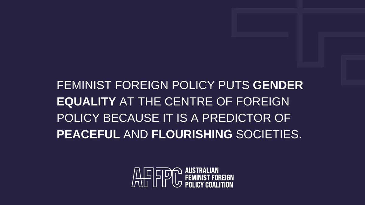 We're proud to be a member of the Australian Feminist Foreign Policy Coalition launched today by @IWDA to advance #FeministForeignPolicy in Australia. Learn more and join us:  bit.ly/IWDA-AFFPC
#AusFFP #AFFPC #FFP #AusPol