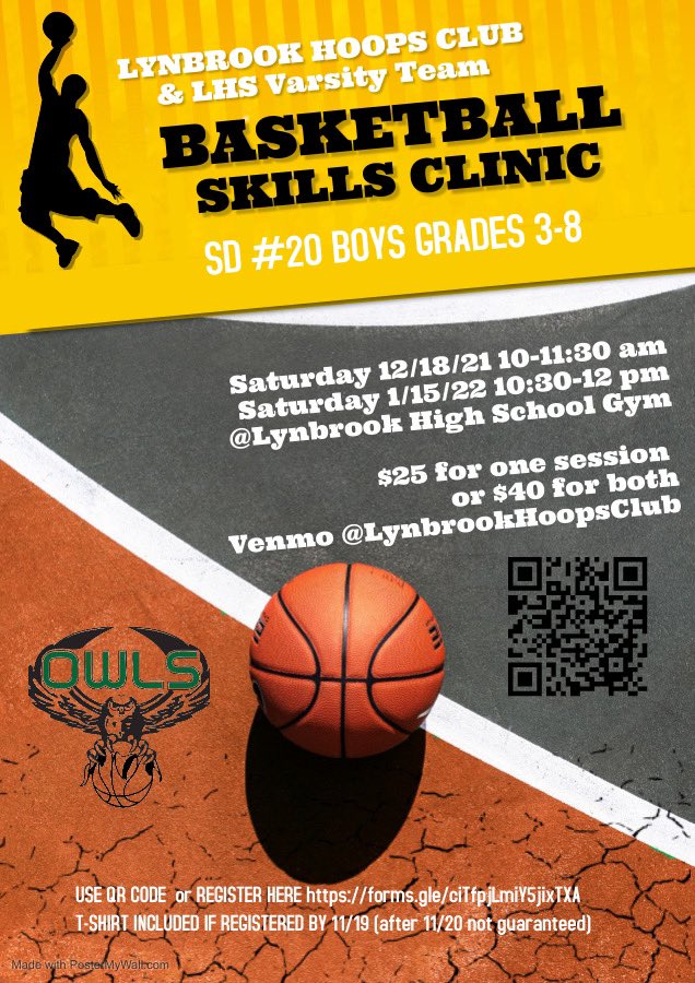 LBKHoopsClub's tweet photo. Still time to sign up for our clinics! https://t.co/zZqN20V361