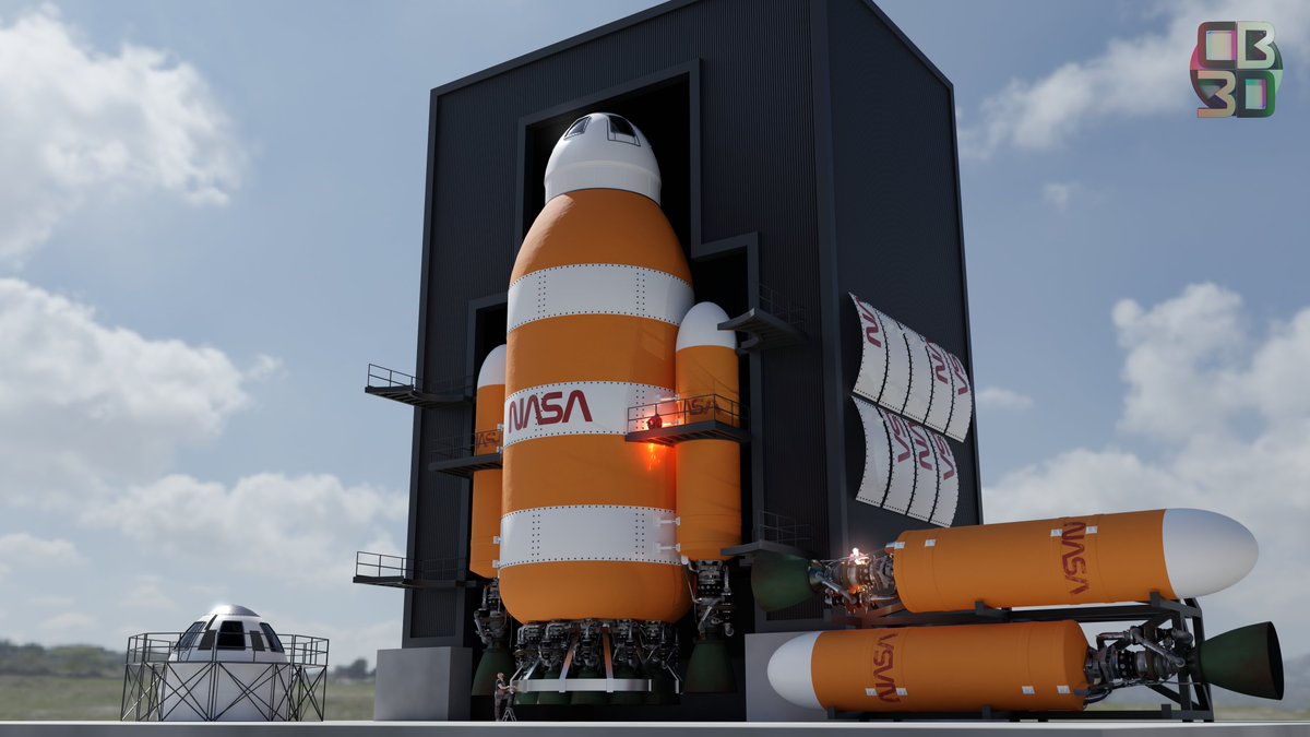 #KidsDrawRockets Day 2! This one comes from Samuel in <a href="/KBarlow48/">Karen Barlow</a>'s class. With all the spare parts lying around in the drawing, I had to make this rocket it's own rocket factory!